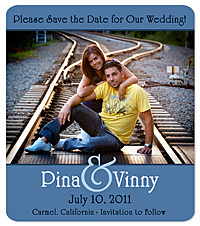 Train Track Save the Date